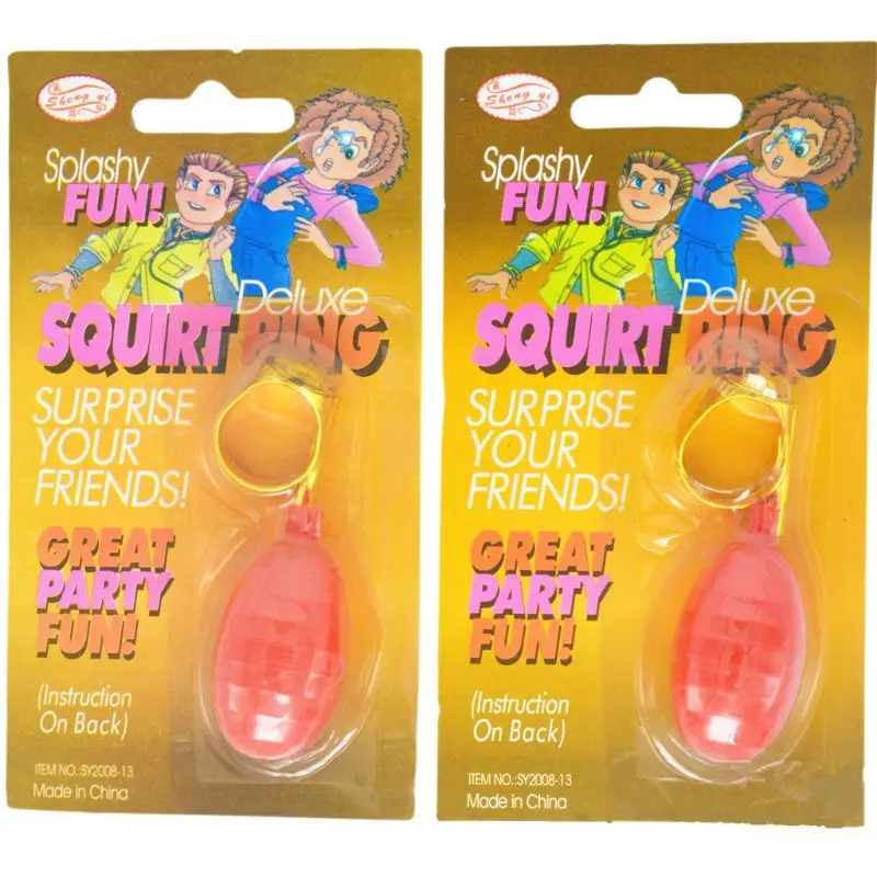 Squirt Ring Water Tricky Toys Spray Funny Gags Prank Jokes Toy Fool's Day Party Favor Gift | Игрушки и хобби