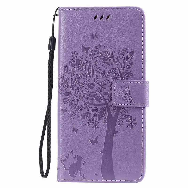 Light purple Чехол-книжка для samsung Galaxy A50, чехол s, роскошный кожаный чехол-кошелек для samsung A 50, чехол-книжка Galaxy A50, чехол Etui - Цвет: Light purple