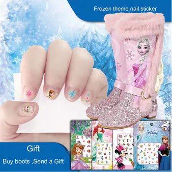 

Gift for girls Cartoon nail sticker child girl baby beautiful nail sticker kids earrings sticker for fun