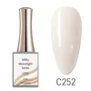 Canni New 16ml UV Nail Gel Polish Milky Moonlight Series C247-C252 SemiPermanent Nailart Manicure Soakoff Varnish Enamel Lacquer 5