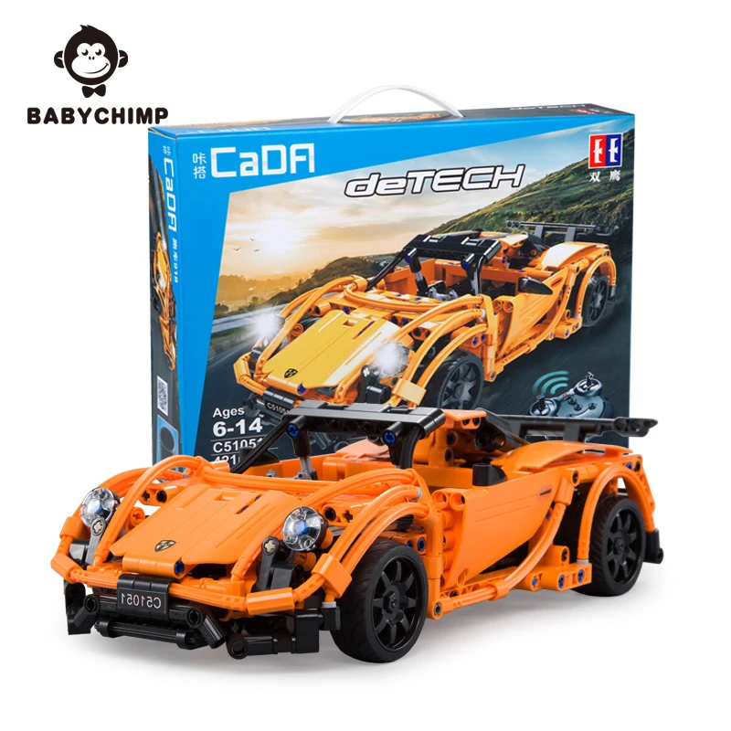 DIY строительные блоки кирпичи Technic Super Sportscar RC автомобиль 918 модель скорость чемпионы дистанционное управление автомобили игрушки для детей