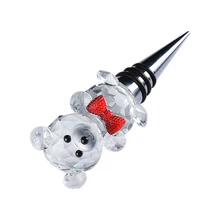 Мультфильм Медведь пробка для винной бутылки хранения твист колпачок многоразовый Вакуумный Герметичный с подарочной коробкой