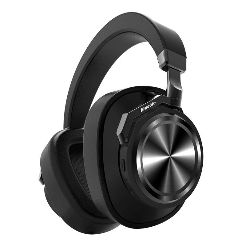 Bluedio T6 Active Шум отмена Беспроводной Bluetooth наушники с микрофоном для музыки аксессуар для сотового телефона - Цвет: New version black