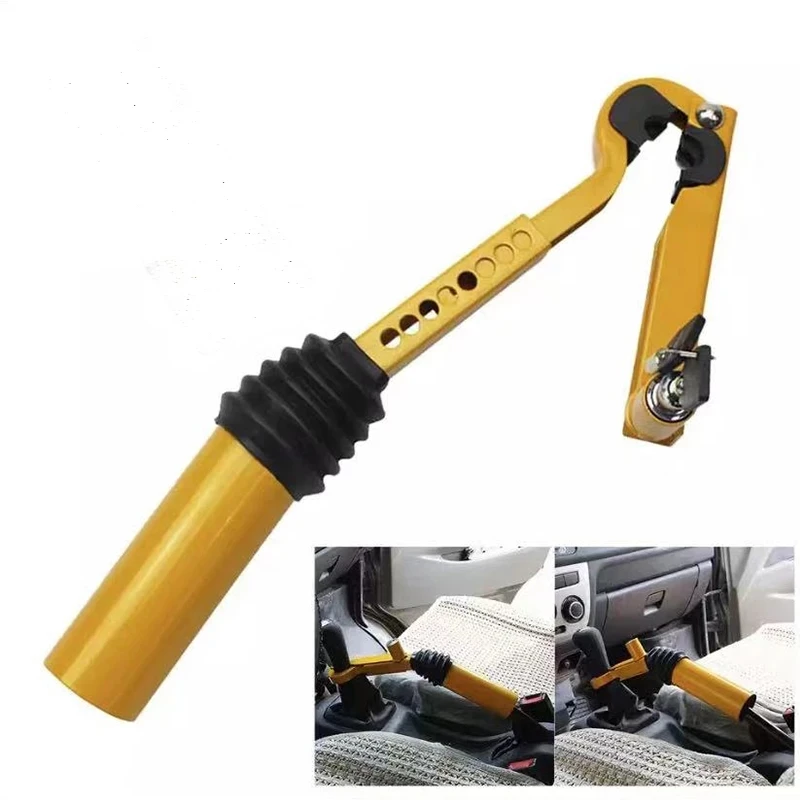 Brand New Car Handbrake Shift Lock Stainless Steel Antitheft Strong
