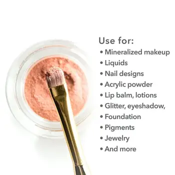 

50 Pcs Empty Jars Refillable Bottles Portable Mini Plastic Clear Cosmetic Jars Lotion Face Cream Lip Balm Nail Art Container Pot