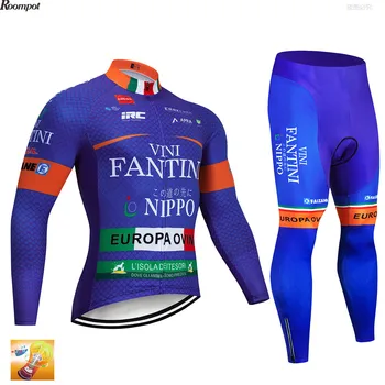 

2020 Team VINI Cycling Jersey Set Breathable Racing Sport Bicycle Jersey Men Cycling Clothing Long Sleeve MTB Bike Jersey 16D