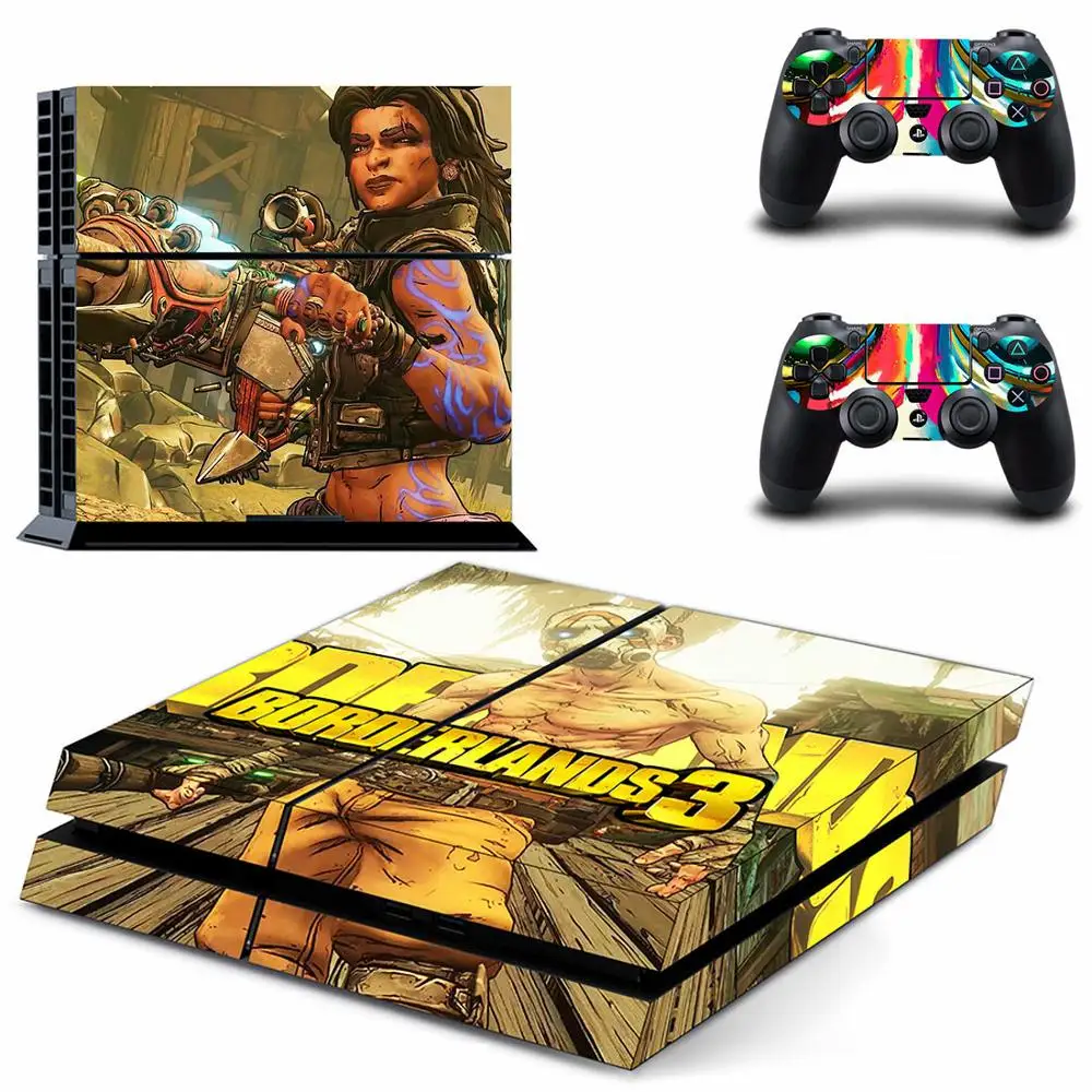 GYTM2692 Игра Borderlands 3 наклейка для PS4 виниловая наклейка, стикер для Playstation 4 консоли и 2 контроллеры наклейка для PS4 Стикеры s - Цвет: GYTM2692