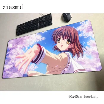 

Clannad pad mouse cheapest computer gamer mouse pad 900x400x3mm padmouse Popular HD pattern mousepad ergonomic gadget desk mats