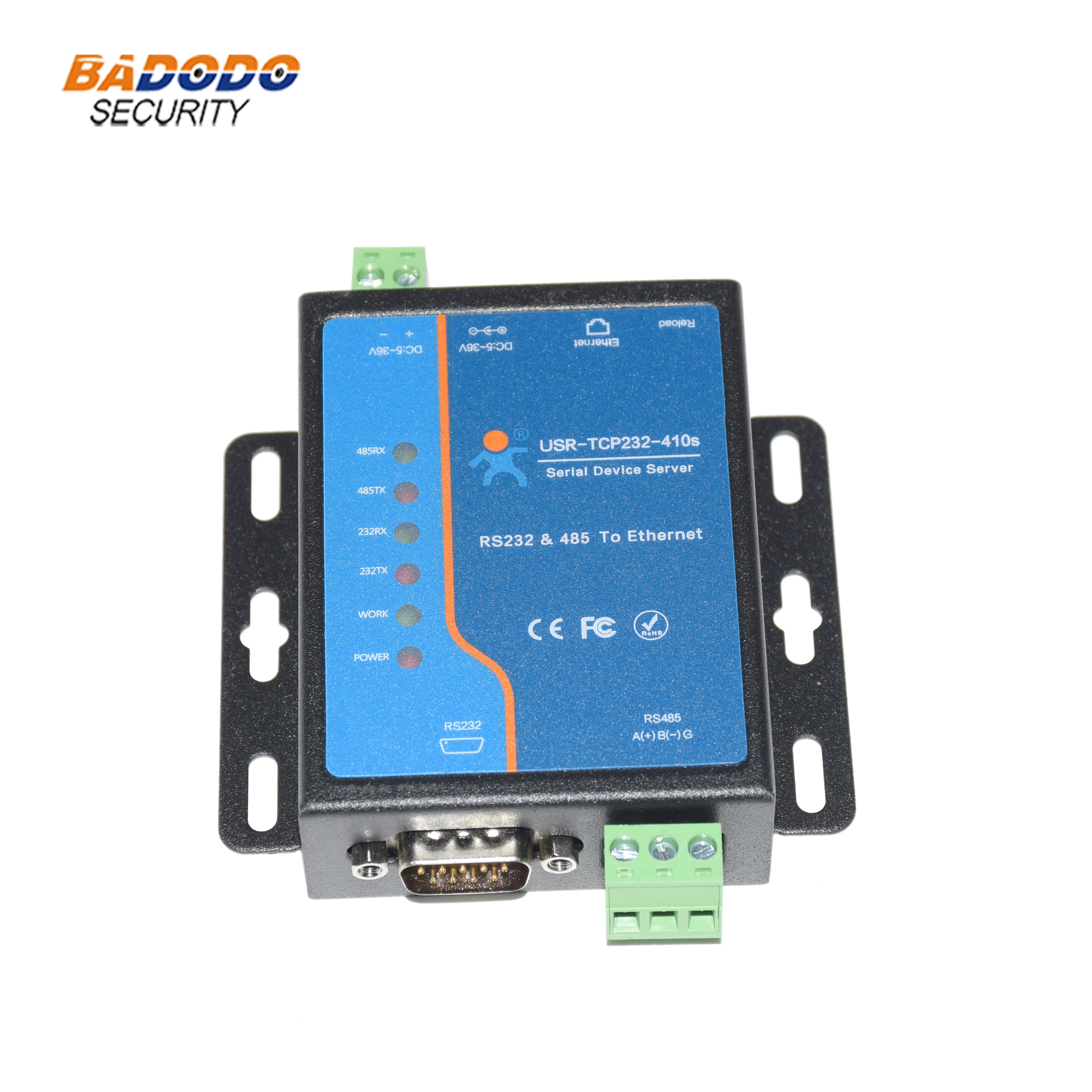 USR-TCP232-410s RS232 RS485 Порт Последовательный к Ethernet преобразователю с ModBus RTU TCP |