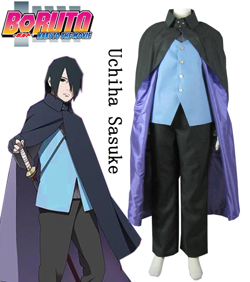 Костюм Boruto the Movie Uchiha Sasuke костюм Konoha Cosoplay | Тематическая одежда и униформа