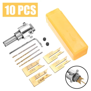 

10pcs/set Wooden Bead Maker Tools Beads Router Drill Bit Milling Cutter 6/8/10/12mm Cemented Carbide Concave cutter Drill Bit