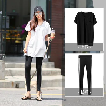 

Plus Size Sport Set Women Fat Girl Yoga Clothes Summer Suit Slim 100kg