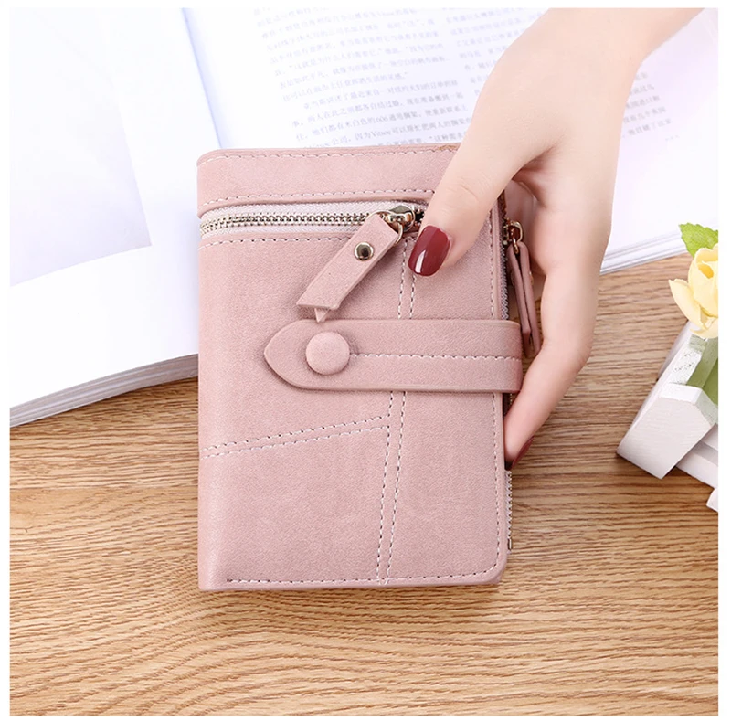 High Quality Women's Wallet Short Women Coin Purse Wallet Ladies Card Holder Small Hasp Money Bag Clutch Carteira кошелек