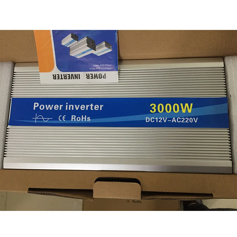 3000W Pure Sine Wave Solar Power Inverter Peaking 6000W Off Grid DC To AC CONVERTER