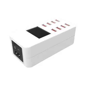 

Smart USB Charger LED Display 8 Port 40W Fast Charging For Mobile phone FOR iPhone for iPad for Samsung for Huawei for Xiaomi