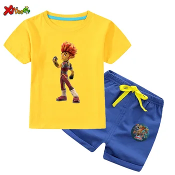 

Children Set Clothing for Boy 2020 Summer Girls Cartoon Kids Tshirt Clothes Cartoon Gormiti Children Sui Toddler Boys Sports Set