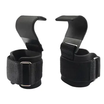 

Weightlifting Wrist Strap Gym Fitness Weight Lifting Hooks Wrist Grips Straps Support Weights Power Hook Weightlifting Supplies