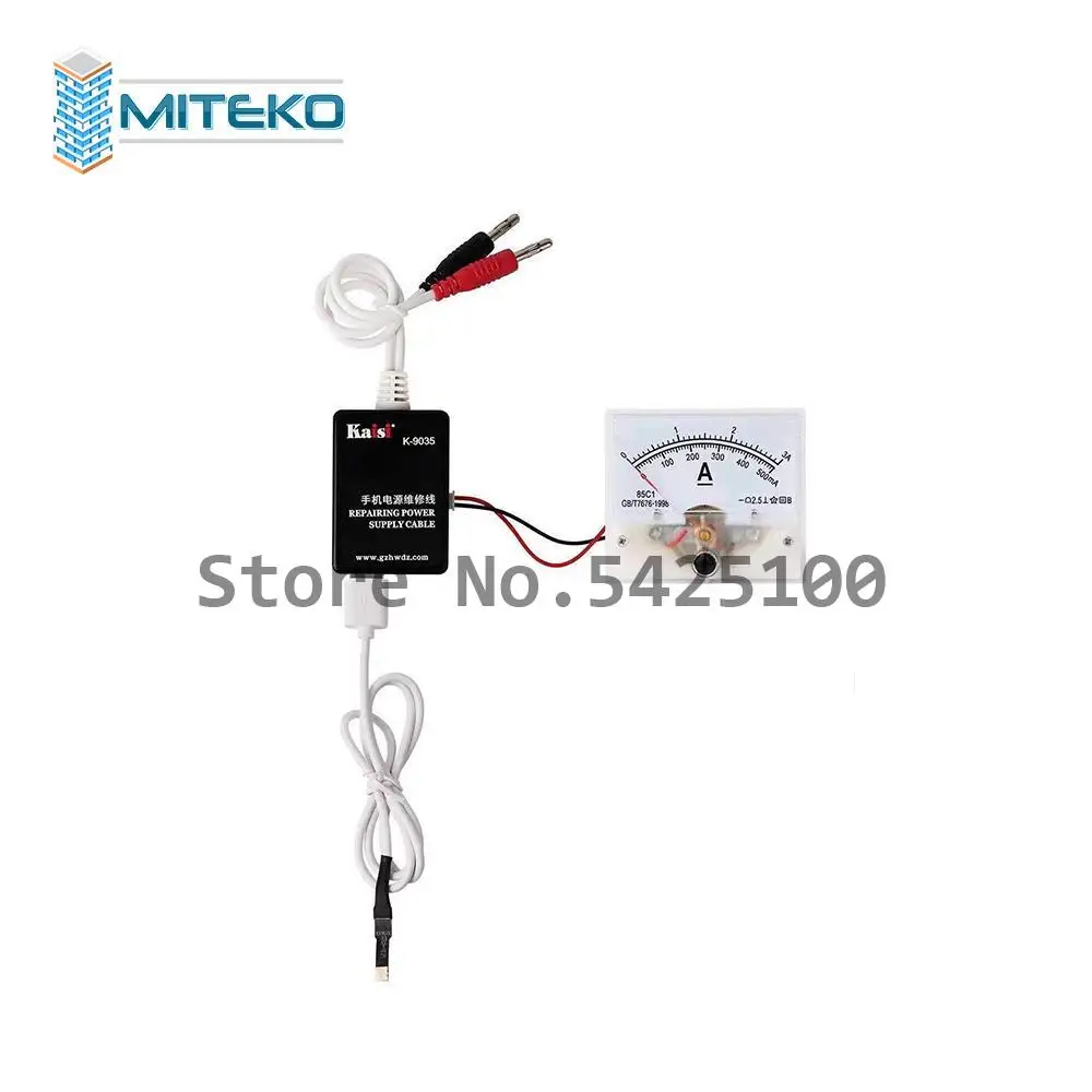 Kaisi K-9035 A/B DC кабель питания с мультиметром дисплей Запчасти для iPhone 5S 6 6S 7 8 X MAX XR ремонт материнской платы