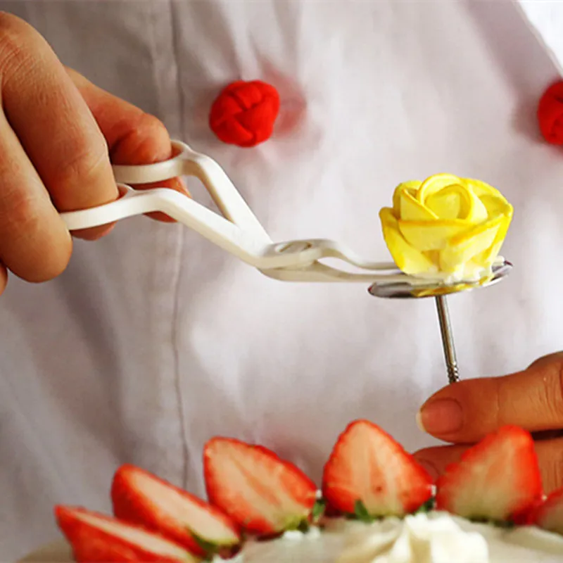 

Cake Tool Delicate Flower Lifter Icing Sugarcraft Fondant Cake Decorating Tool Move Scissor Clip Cream Transfer