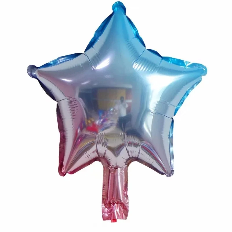 50 шт./лот 5 дюймов вышивка «звёздочки» или «бриллианты» Форма Алюминий Фольга воздушные шары надувные Алюминиевые шарики для свадебной День рождения украшения - Цвет: as picture