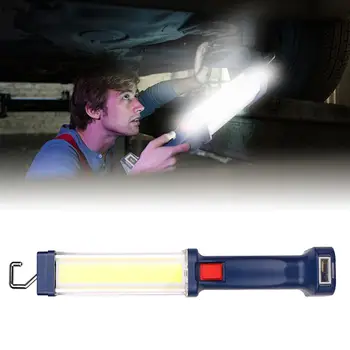 

USB Rechargeable Built In Battery Torch Portable Flashlight For Camping Ect LED Torch Work Light