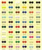 Glossy or Matte finish Round Star T3 T5 T8 KAM Resin Snap Button fastener Plastic Snaps button, 1000 sets/color ,B02 3