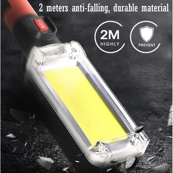 

COB Worklight Camping Light Multi-Function Lighting Inspection Lamp Magnetic Light Hook Clip Waterproof Outdoor LED Work Light