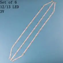 

3pcs 76cm LED Backlight 12/13eds For Sam sung 40'' 39" TV UN40H5003 D3GE 400SMA R2 2013SVS40 39 T2 3228N1 LM41 00001V 00001W