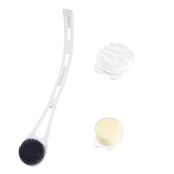 

Three Brush Head Multi-function Bath Shower Brush Back Sponge Brush SWWQ