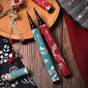 

Retro Black Eyeliner Liquid Pencil Lasting Not Blooming Eye Liner Make Up Pen Profession Makeup Cosmetic Maquillaje Tslm2