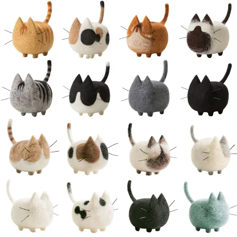 handmade felted animals