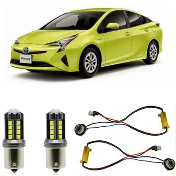 

Fog lamps For TOYOTA PRIUS W5 2015.9 Stop lamp Reverse Back up bulb Front Rear Turn Signal error free 2pc