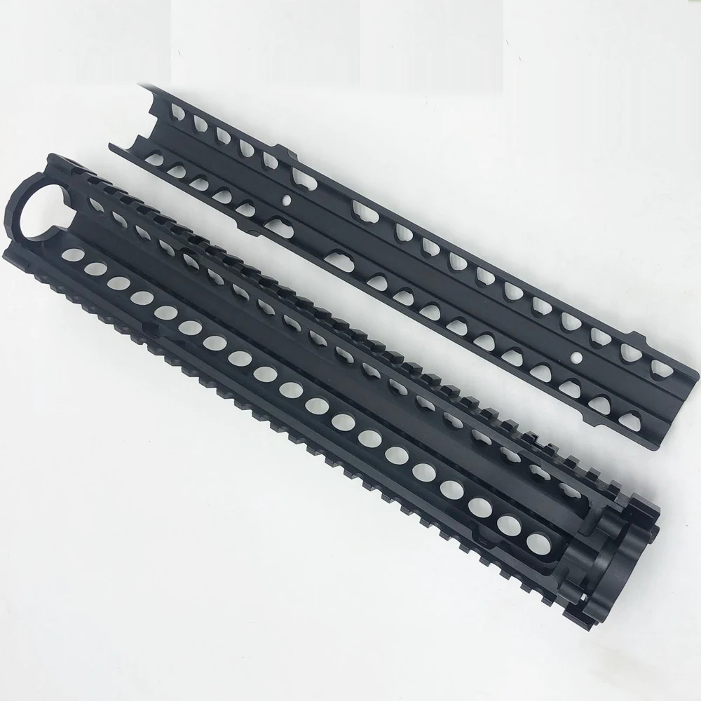 Черная анодированная 12 7 дюйма MK18 RISII Quad Handguard Rail Split две части ручная защита из