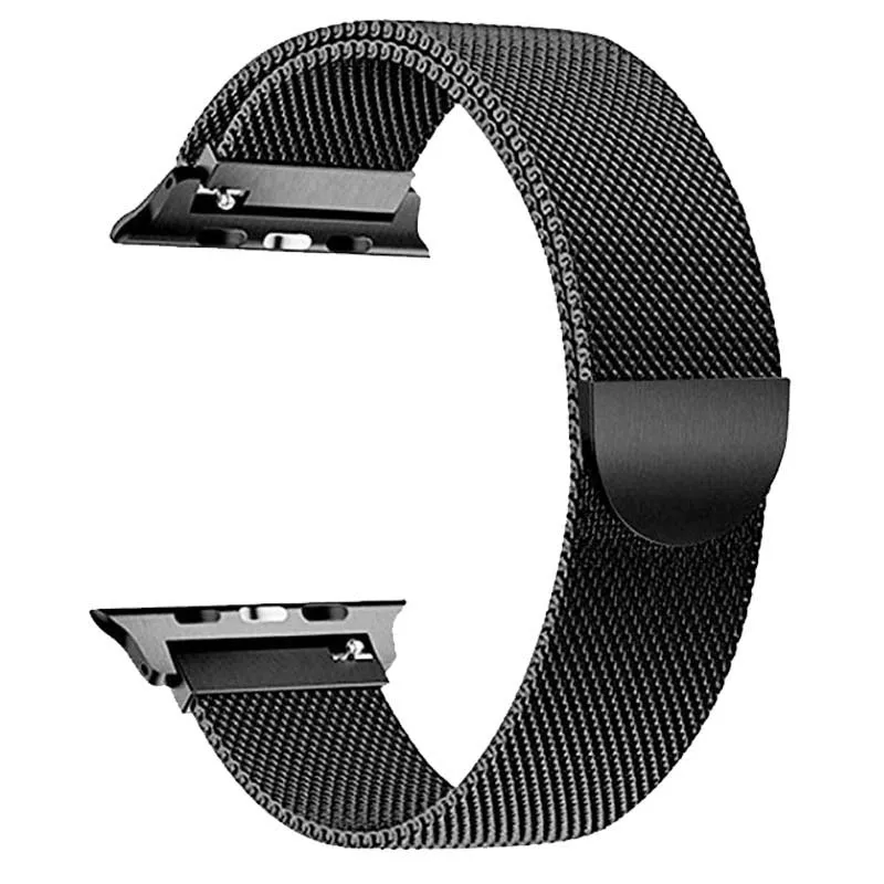 Ремешок из нержавеющей стали для Apple Watch band 38 мм 42 мм 40 мм 44 мм металлический спортивный Миланский мужской женский браслет для iwatch Series 4 3 2 1