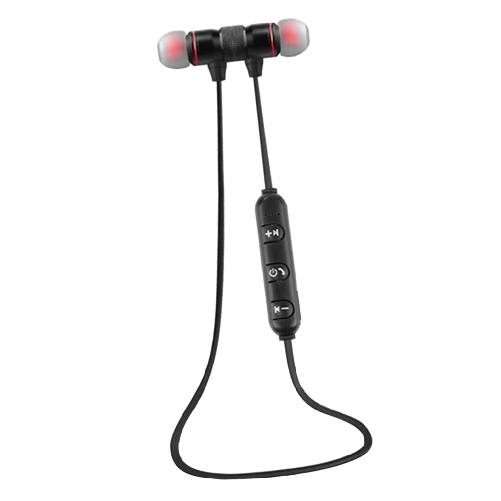 Спортивные Беспроводной Bluetooth наушники для тренажерный зал Hi-Fi стерео наушники Встроенный микрофон - Цвет: Black 59cm