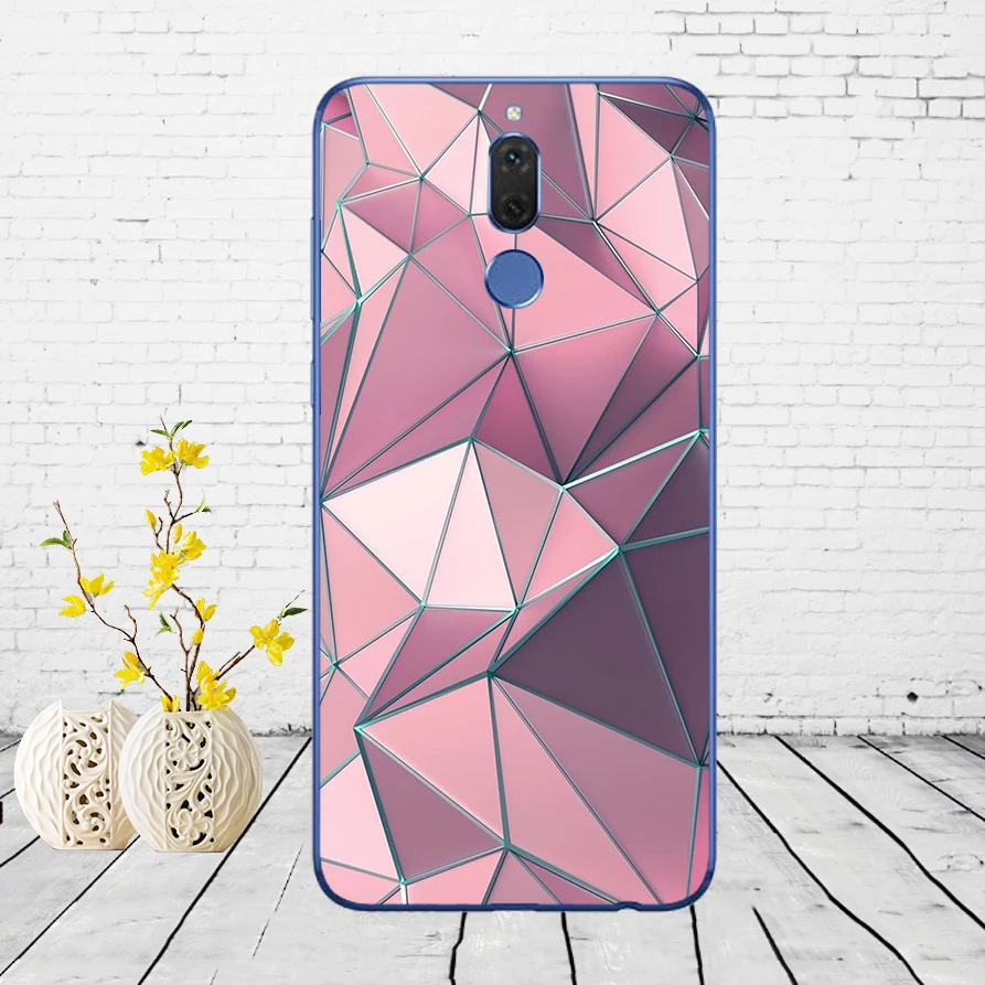 Силиконовый чехол для Huawei Mate 10 lite чехол Мягкий ТПУ чехлы для телефонов для Huawei Mate 10 Lite защитный ковер - Цвет: AA24