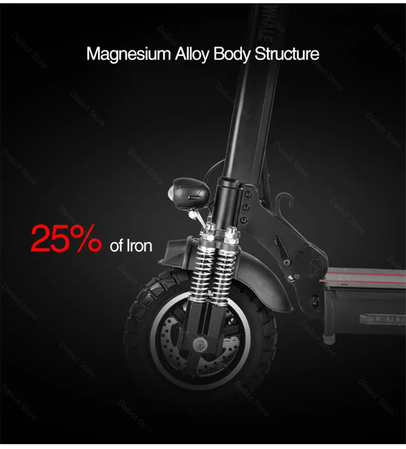 Foldable E Scooter 2 Wheels Electric Scooters With Front BagPhone Holder 10'' 500W 10Ah EU Stock Electric Scooter Adults (20)