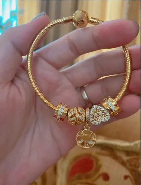 925 Sterling Silver Pan Bracelet Set 