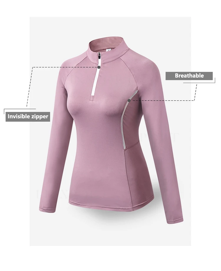 Long Sleeve Yoga Shirts Women Cycling Jerseys Jogger Tights Gym Clothing Fitness Sportswear Jacket Rashguard Hoodies Fashion Top