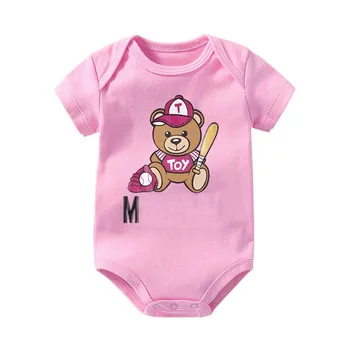 

High quality Baby Girls Rompers Summer Soft and Breathable Newborn Baby Clothes For Boys 100% Cotton Kids Jumpsuit