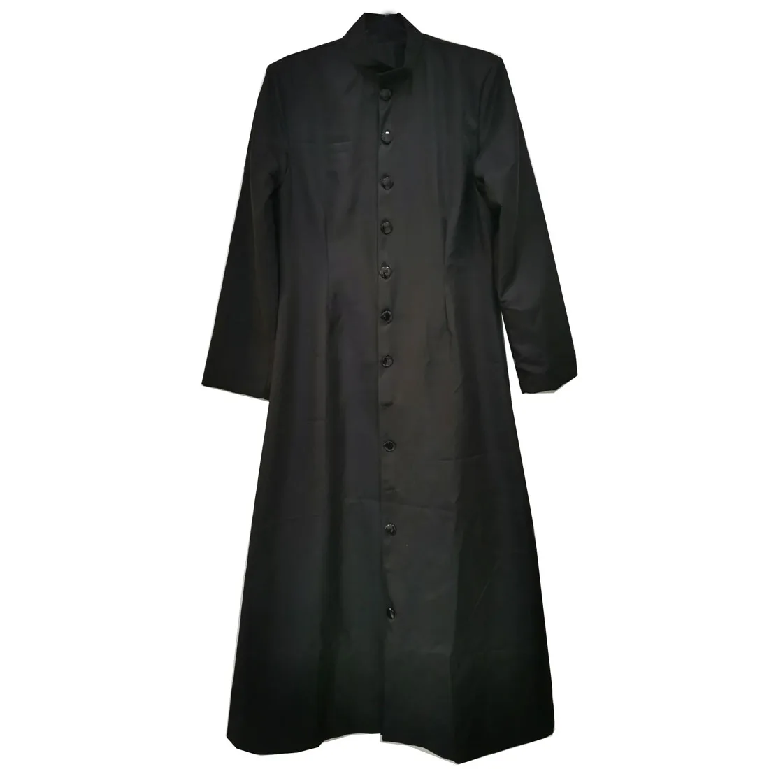 The Matrix Cosplay Costume Cosplay Nero Personalizzato Neo Trench Coat Solo Cappotto Donna Uomo Ragazze Ragazzi Unisex Cos Abbigliamento