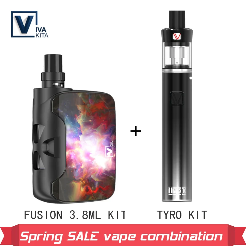 Vaptio Fusion SP/3 8 vape электронная сигарета набор все в одном 30/40/50 Вт 1500 мА/ч 2 0 мл 0.25ohm