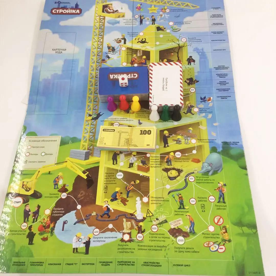 Детская Инженерная шахматная доска, русская настольная игра, игрушка для родителей и детей, развивающие игрушки