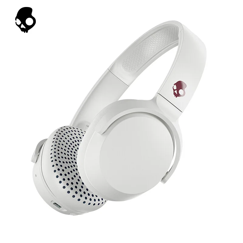 Skullcandy Riff, оригинальные наушники, bluetooth, беспроводные, удобные, на ухо, для телефона, наушники, 12 часов работы от батареи - Цвет: Слоновая кость