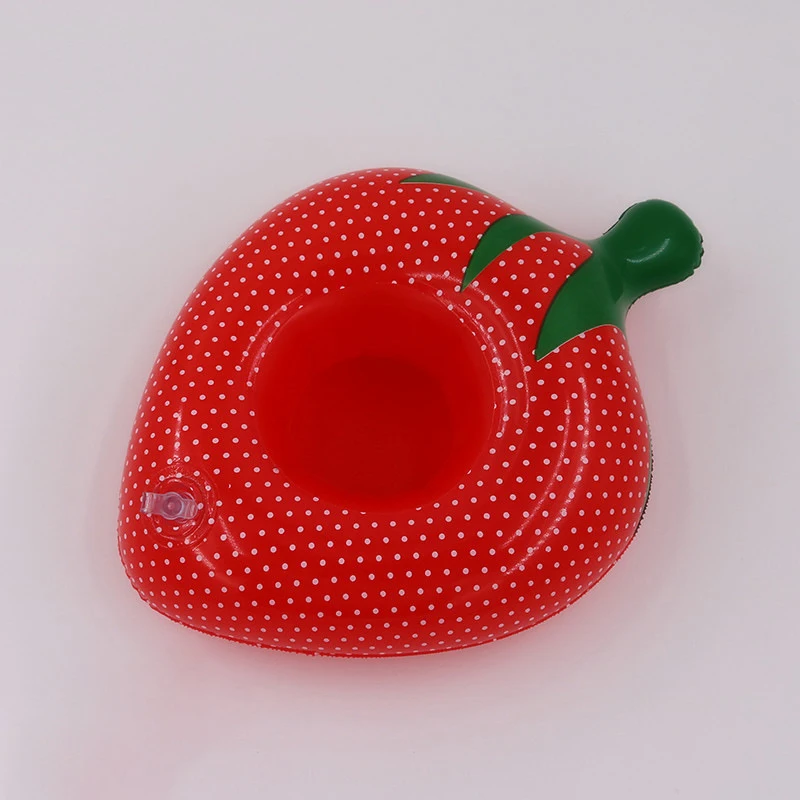 27 типов мини плавающий держатель для чашки бассейн Плавающий поплавок вода игрушка вечерние лодки для напитков детский бассейн игрушки надувные unicron держатель для напитков - Цвет: Strawberry