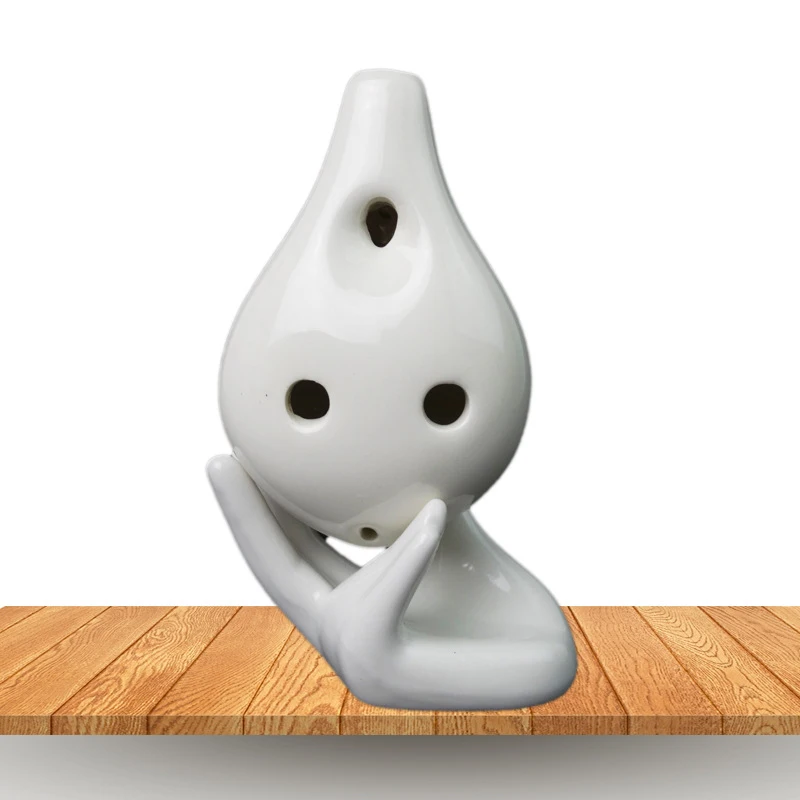 Ocarina 6 отверстий короткий рот керамический C Ключ музыкальный инструмент профессиональный для начинающих THJ99