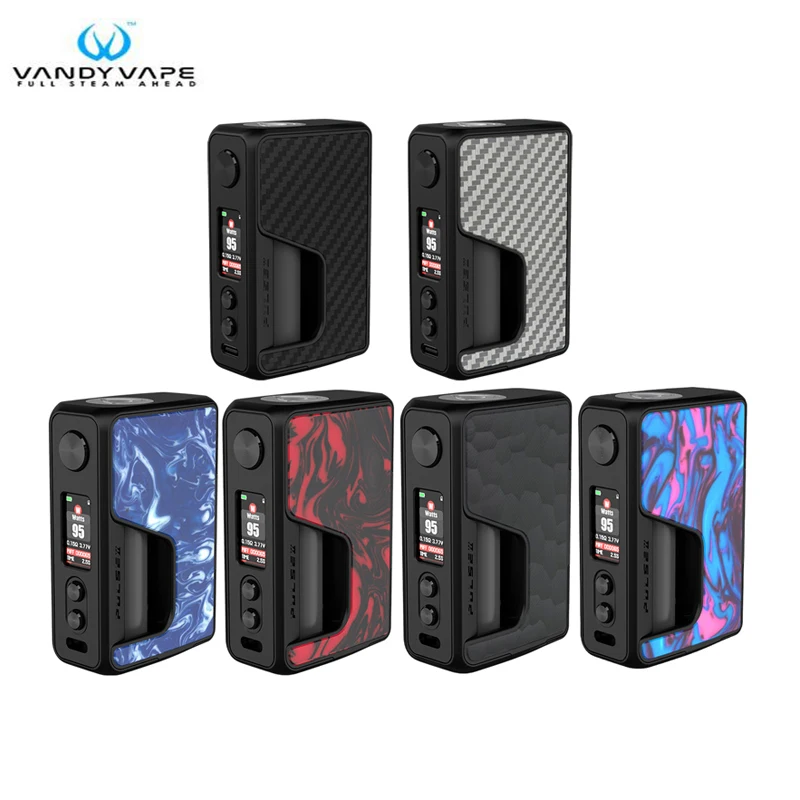 Оригинальный Vandy Vape Pulse V2 Mod 95 Вт PCBA водонепроницаемый BF MOD Pluse II Box 7 мл бутылка VandyVape