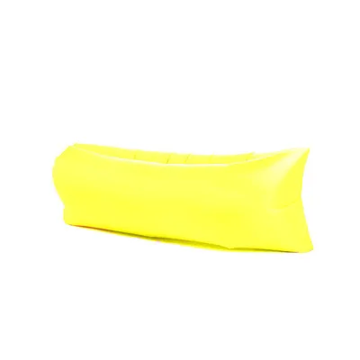 Yellow Надувной матрас кемпинг поход матрас надувной коврик надувная кровать пляжный коврикНадувной диван для сна шезлонг для кемпинга водонепроницаемый портативный анти-Воздушный протекающий laybag ленивый вешал кровать пляж - Цвет: Yellow