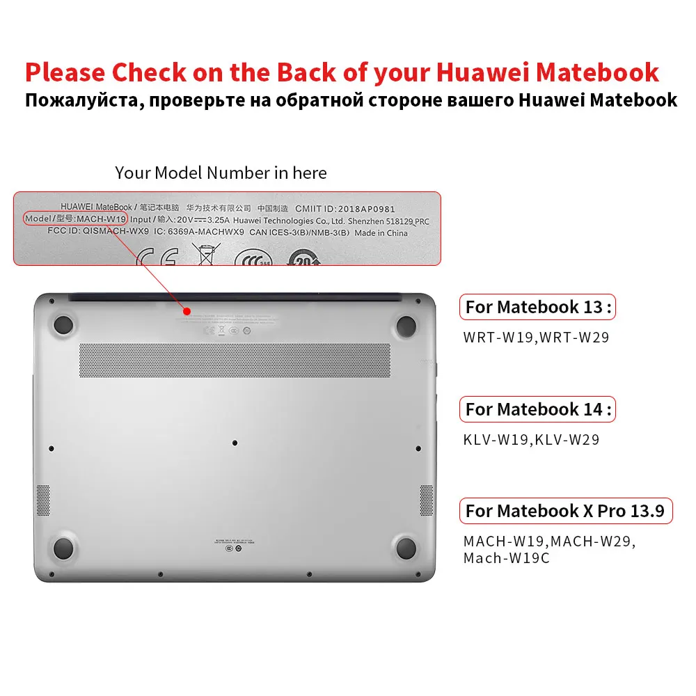 Чехол с защитой от царапин для huawei Matebook 13 14 дюймов, защитный чехол для нового huawei Matebook X Pro 13,9, чехол