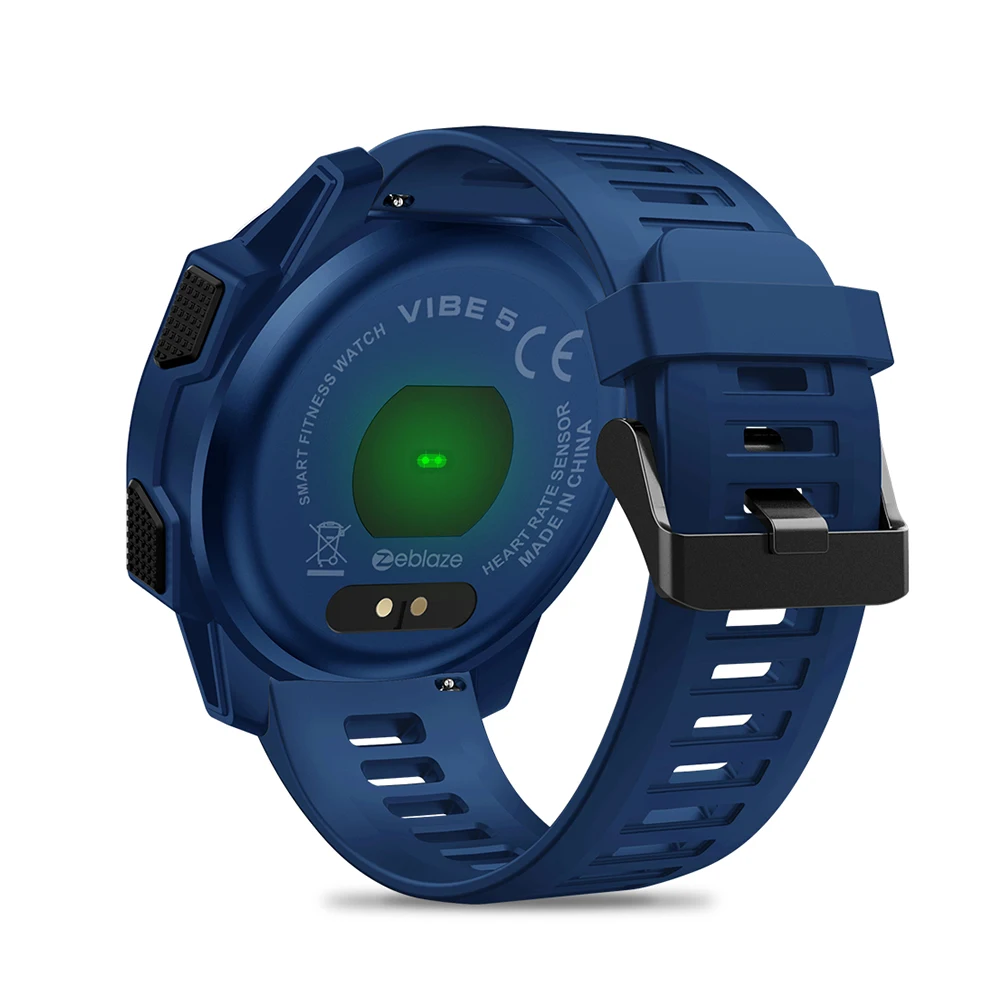 Blue Водонепроницаемый Спортивный Bluetooth цветной экран Smartwatch трекер активности датчик сердечного ритма мониторинг сна будильник браслет подарок - Цвет: Blue